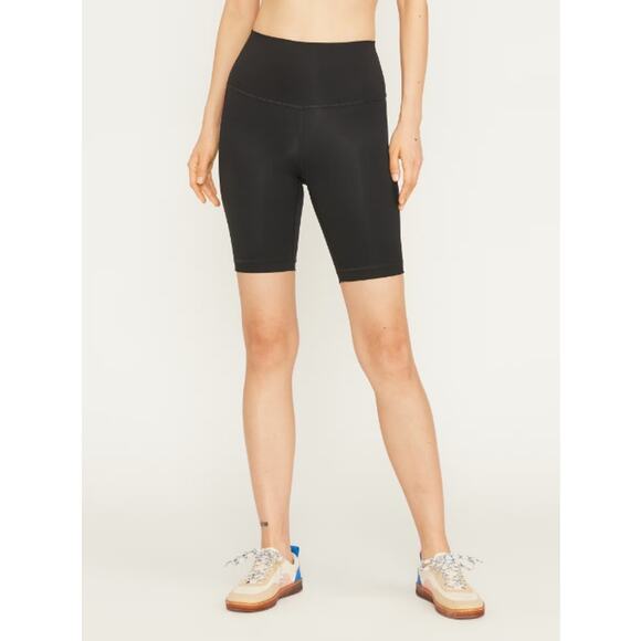 Everlane Womens The Perform Bike Short XXS Black High Waist Athletic NWT - Picture 1 of 11